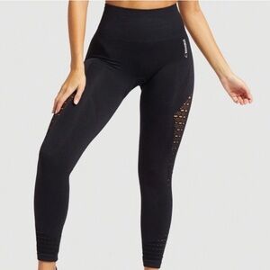 Gymshark Energy+ Seamless Leggings - Black Size S